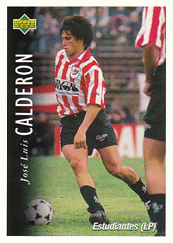 Jose Luis Calderon Estudiantes 1995 Upper Deck Futbol Argentina #162
